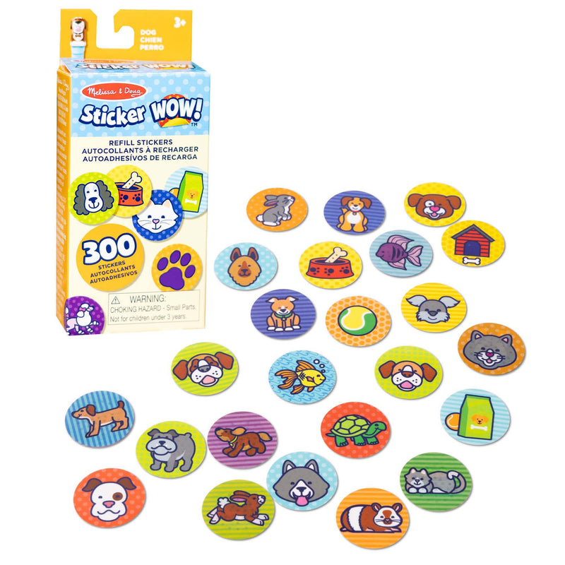 Sticker WOW! Refill Stickers - Dog - 300 Per Pack, 6 Packs