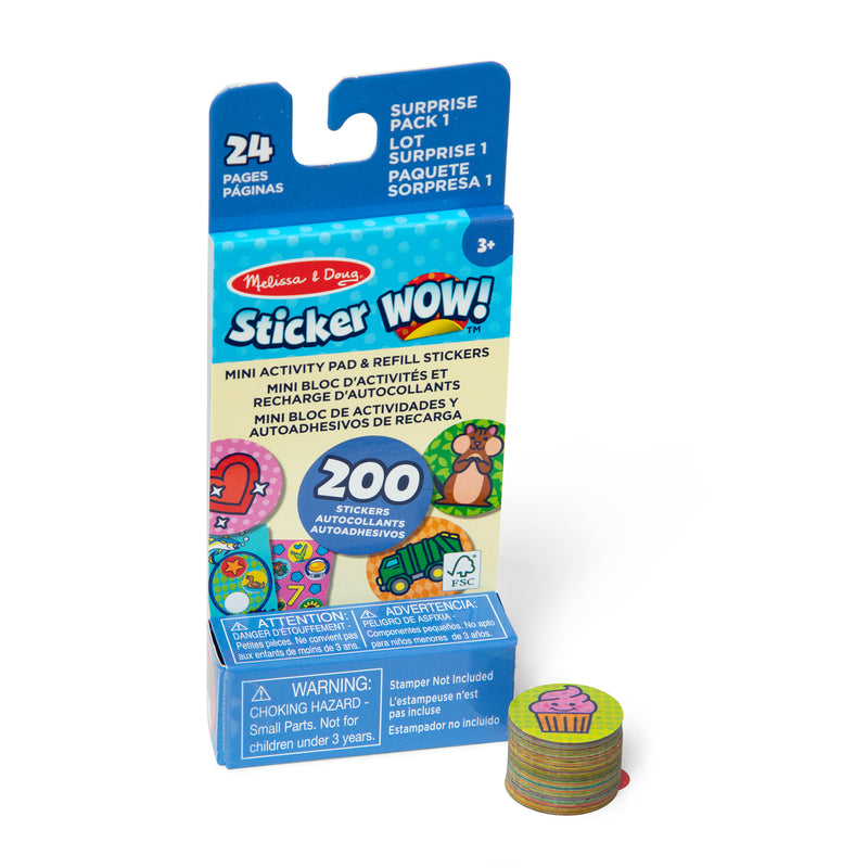 Surprise Pack 1 Pad W/stickers Sticker Wow