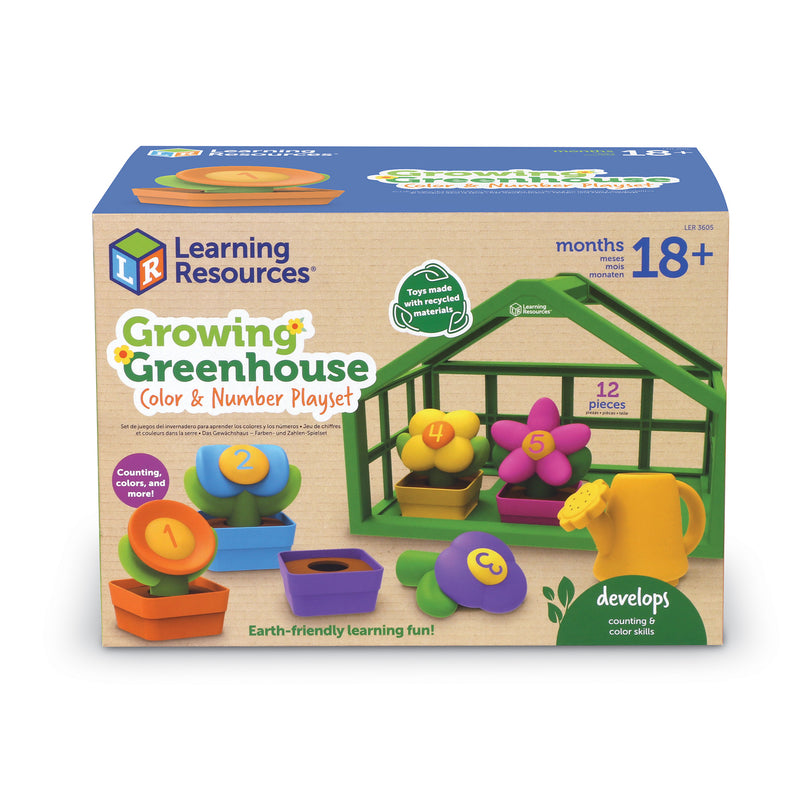 Growing Greenhouse Color and Number Playset