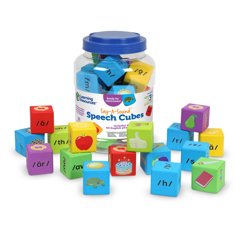 Say-a-Sound™ Speech Cubes, 16 Pieces