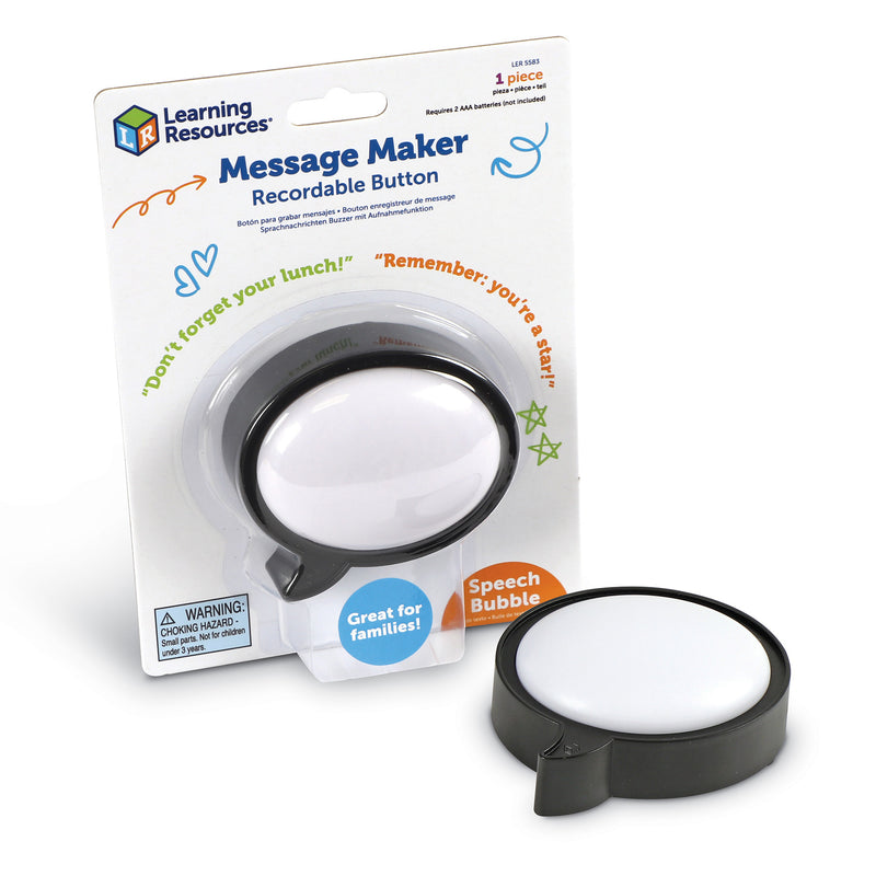 Message Recorder - Speech Bubble, Pack of 3