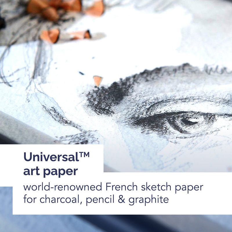 Universl Sketchpd Side Wire 5.5x8.5 100 Sheets