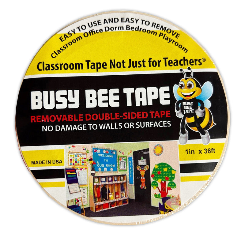Busy Bee Tape, 1in x 36ft, Pack of 3