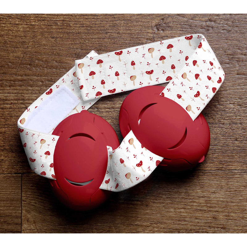 Baby Protective Earmuffs Scarlet Mushrooms