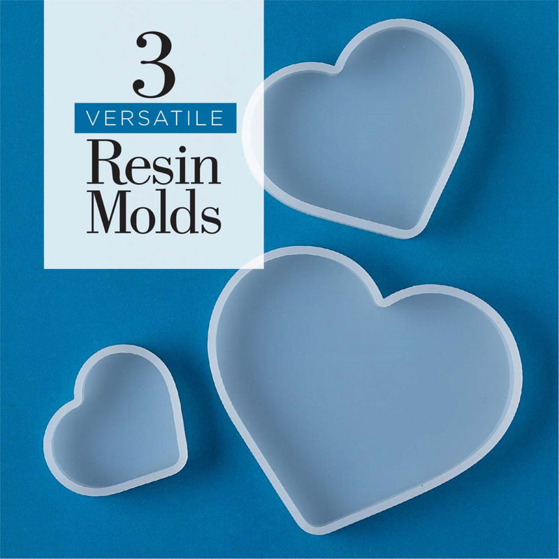 Mod Podge Silicone Mold Hearts 3ct