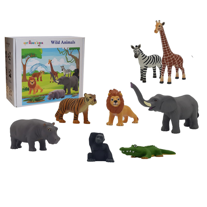 Wild Animal Playset 8 Pieces