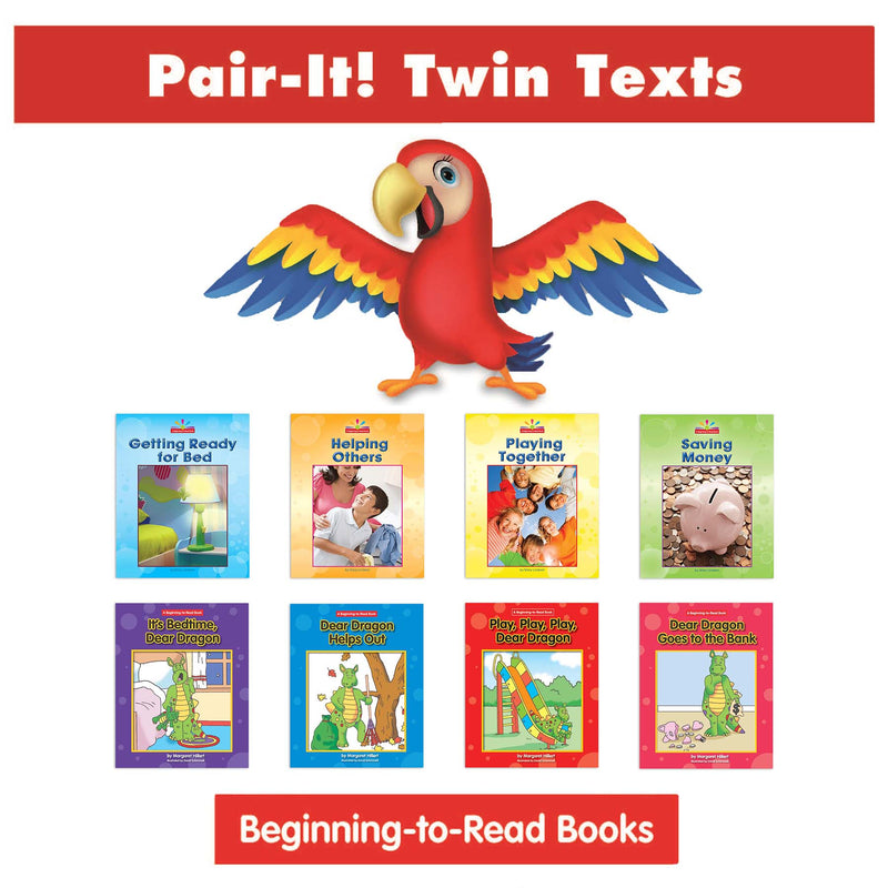 A Complete Character Education Pair-It! Twin Text Set, 8 Books, Paperback