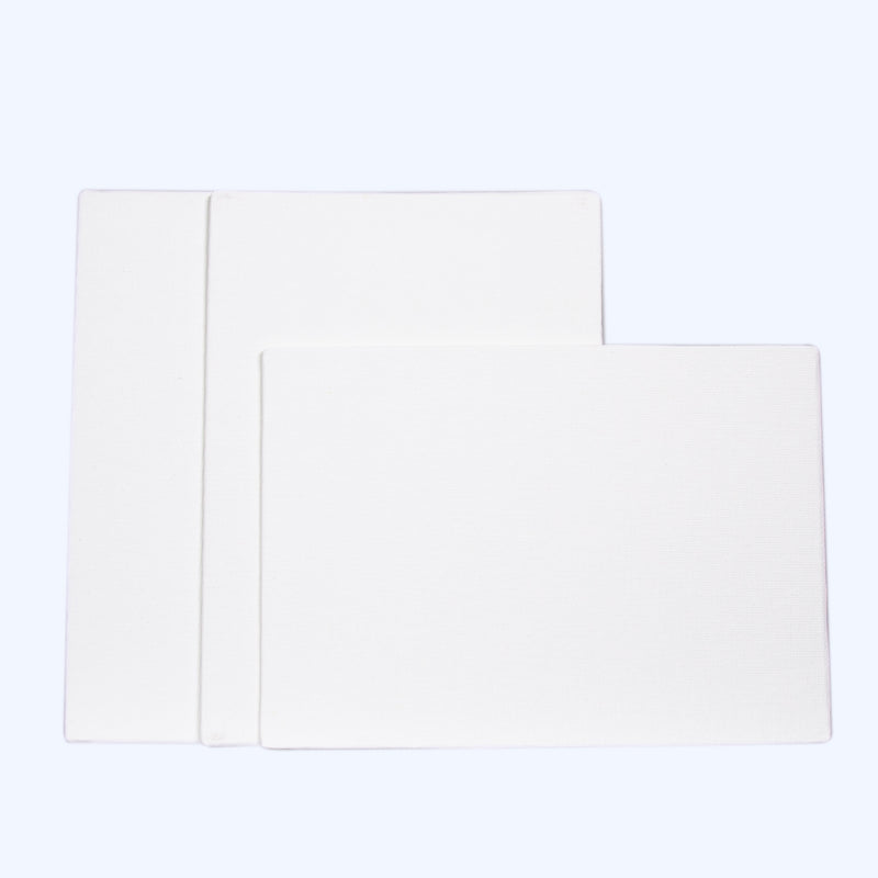 Simply White Canvas Panels Set, 5" x 7", 3 Per Pack, 6 Packs