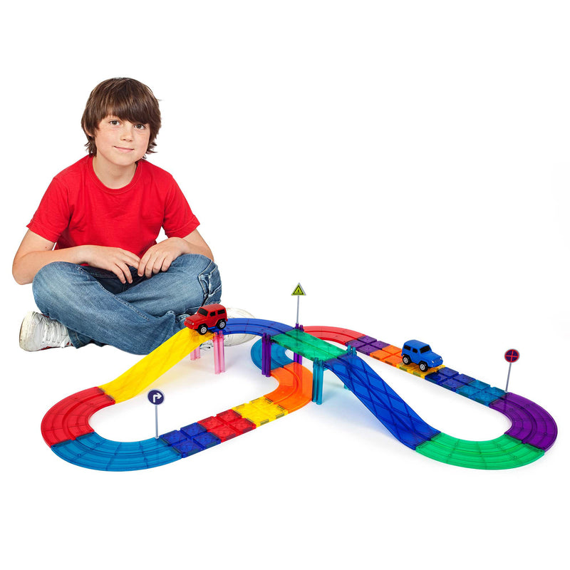 Race Track Building Blocks, 30-Piece Set