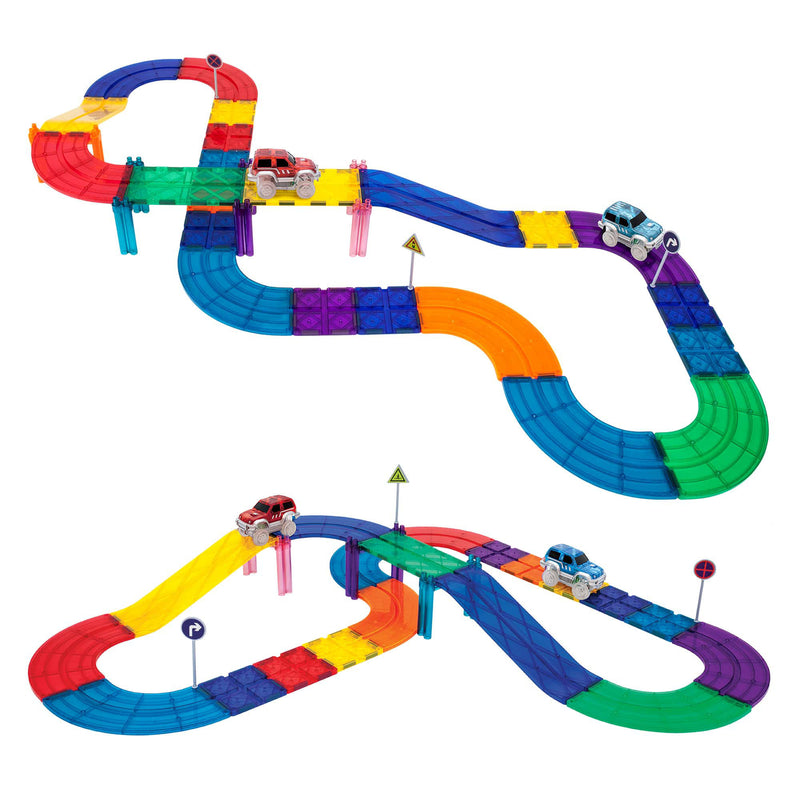 Race Track Building Blocks, 30-Piece Set