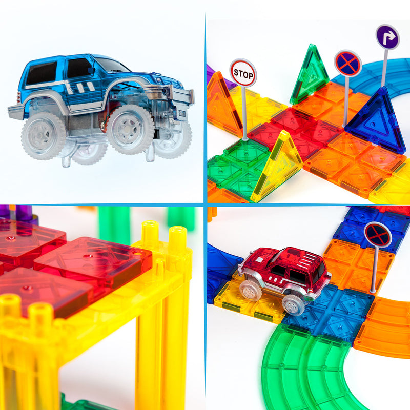 Race Track Building Blocks, 30-Piece Set