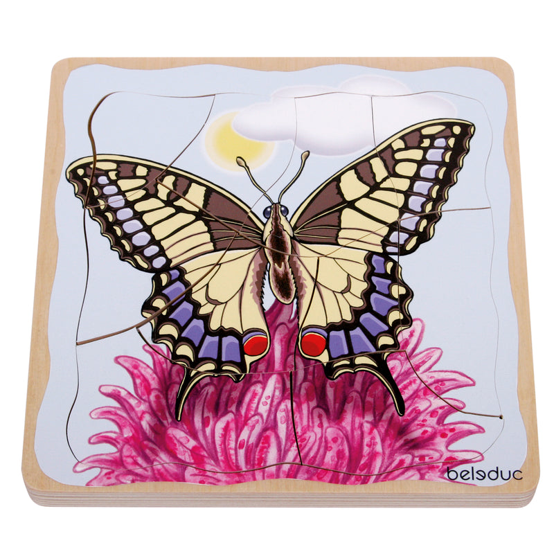 Beleduc - Layer Puzzle Butterfly