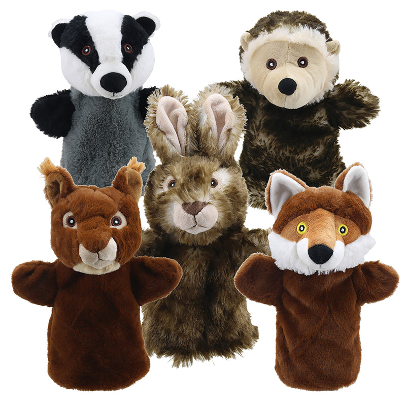 Animal Puppet Buddies Woodland 5/st