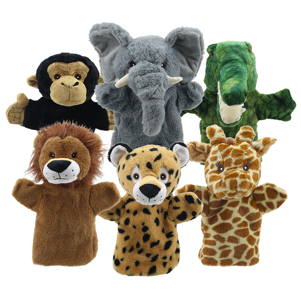 Animal Puppet Buddies African 6/st