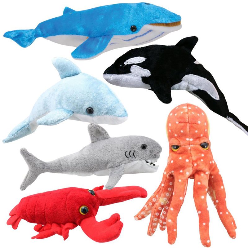 Finger Puppets Sealife 6/st