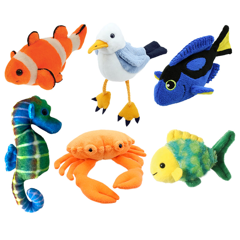 Finger Puppets Coral Reef 6/st