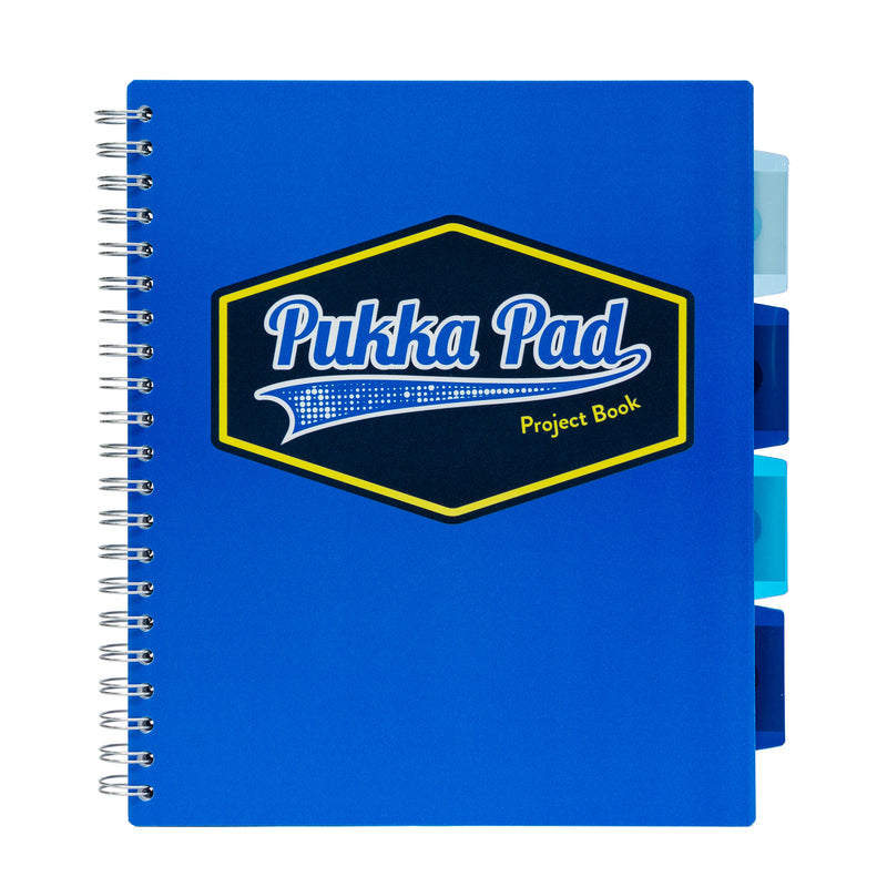 Pukka Pad Project Book Blue 3ct Vision Letter Size