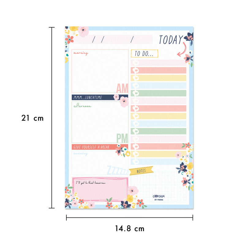 Daily Planner Pad - Ditzy Floral - Pack 6