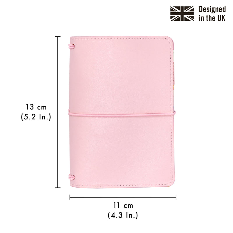 A6 Notebook & Passport Holder Pink Ballerina