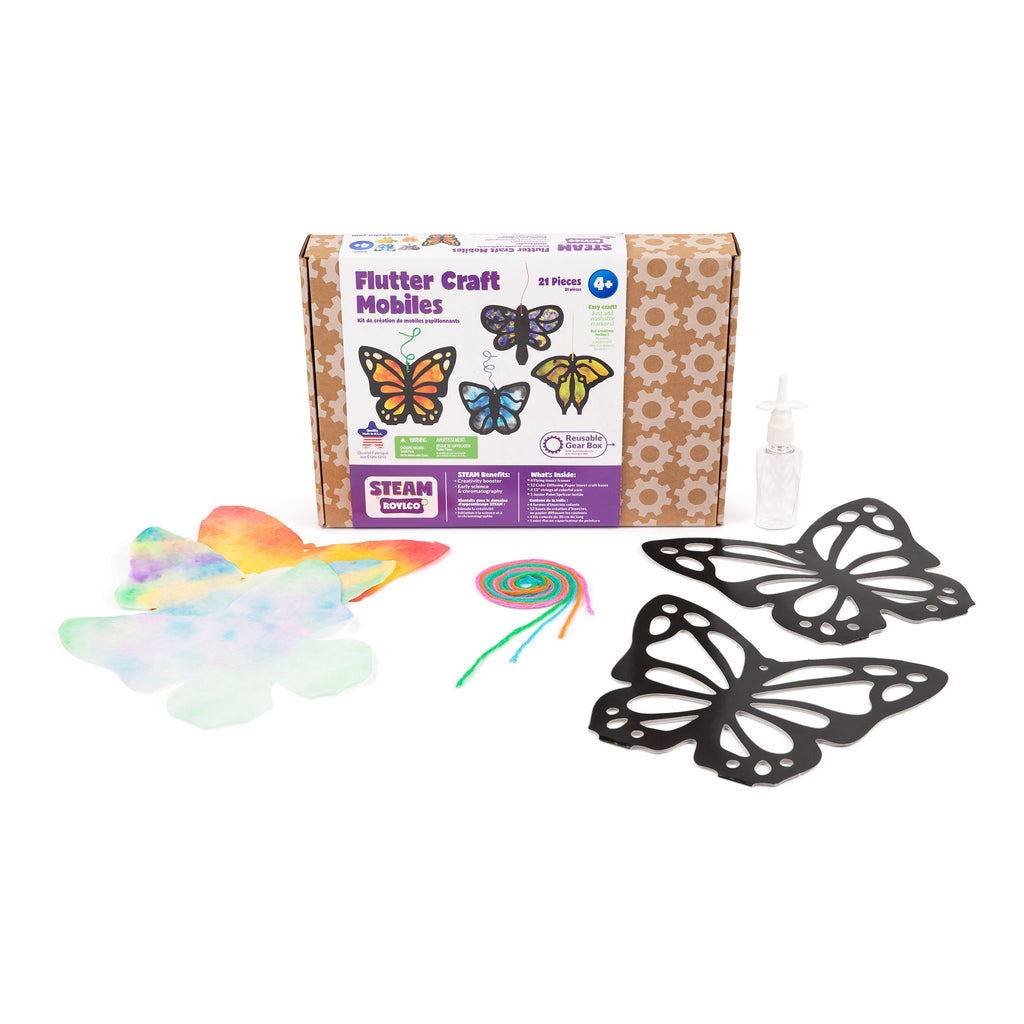 Flutter Craft Mobiles, 21 Pieces