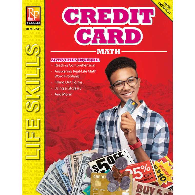 Credit Card Math: Life Skills Math Series, Pack of 3