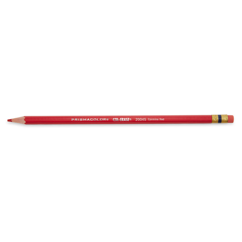 Box Of 12 Red Color Erase Pencils