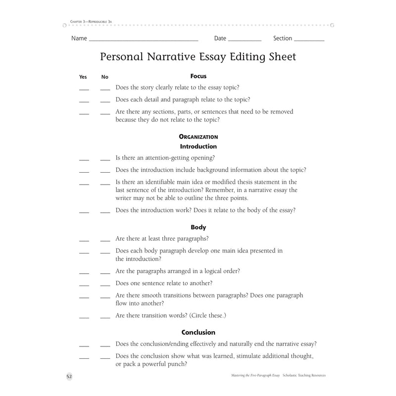 Mastering The 5-paragraph Essay