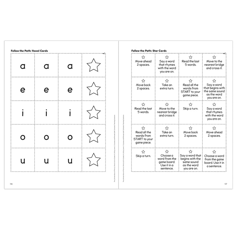 The Ultimate Book of Phonics Word Lists: Grades K-1