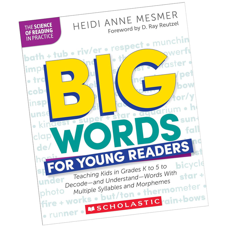 Big Words for Young Readers Professional Book