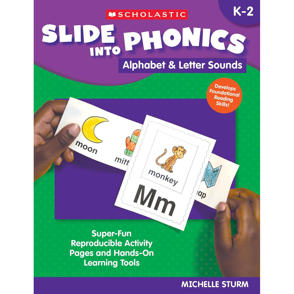 Slide Into Phonics: Alphabet & Letter Sounds Activity Book