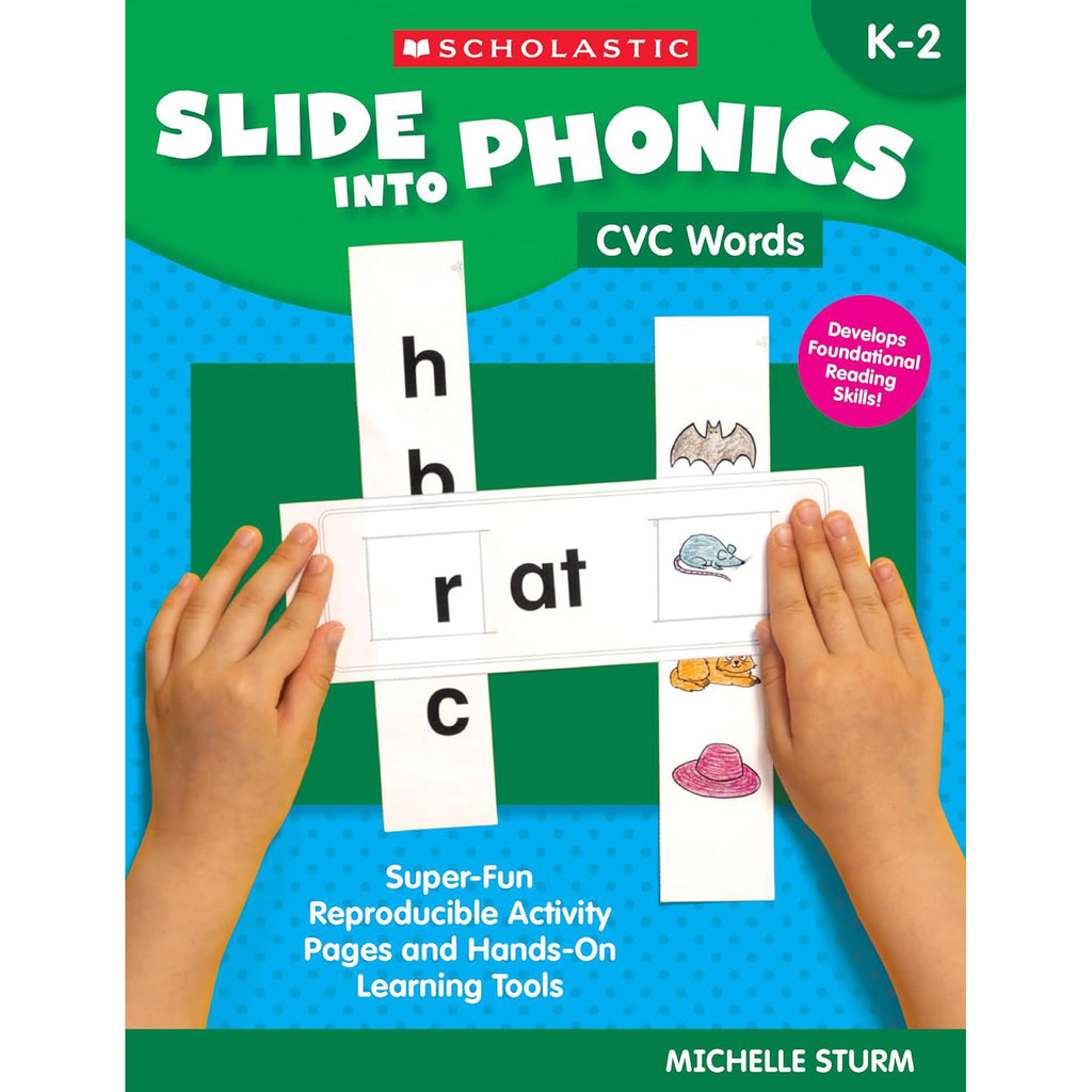 Slide Into Phonics: CVC Words Activity Book