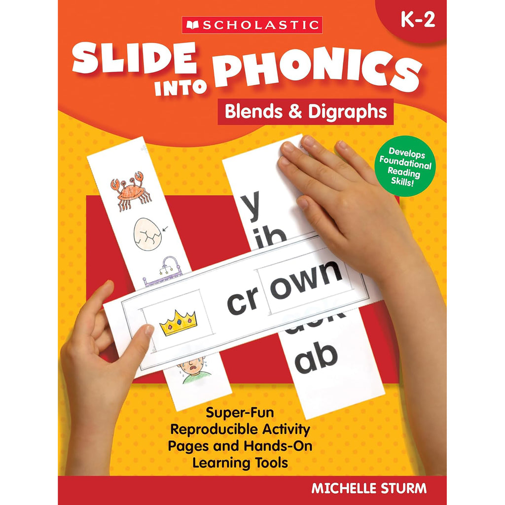 Slide Into Phonics: Blends & Digraphs Activity Book