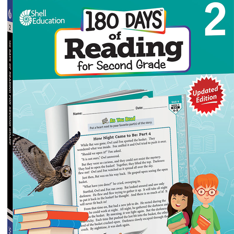 180 Days of Reading 2nd Edition, Grade 2