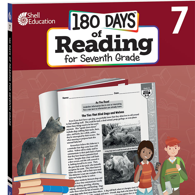 180 Days of Reading 2nd Edition, Grade 7