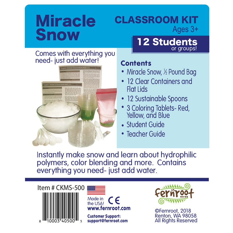 Miracle Snow Classroom Kit