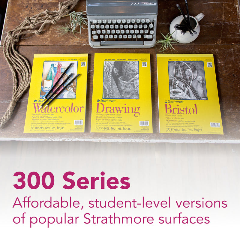 300 Series Traditional Stretched Canvas, 8x10 inch, Pack of 3