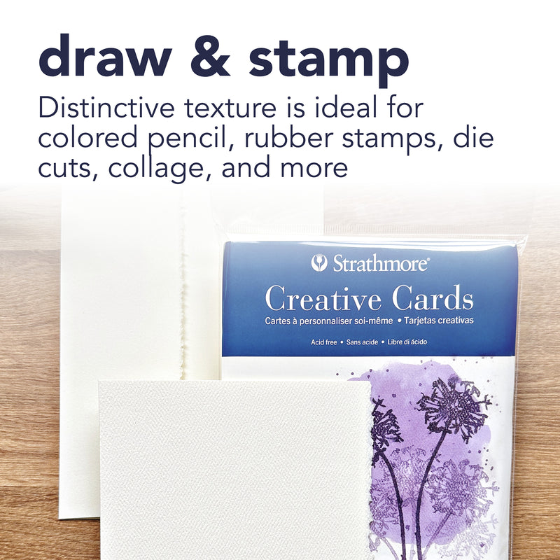 Creative Cards Ivory 3.5x4.875in & Envelopes 6pk