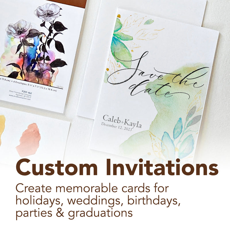 Mixed Media Cards 3.5x4.875 400ser & Envelopes 6pk