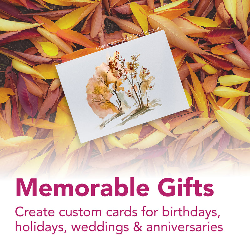 Watercolor Cards & Env 3.5x4.875in 300 Series 6pk