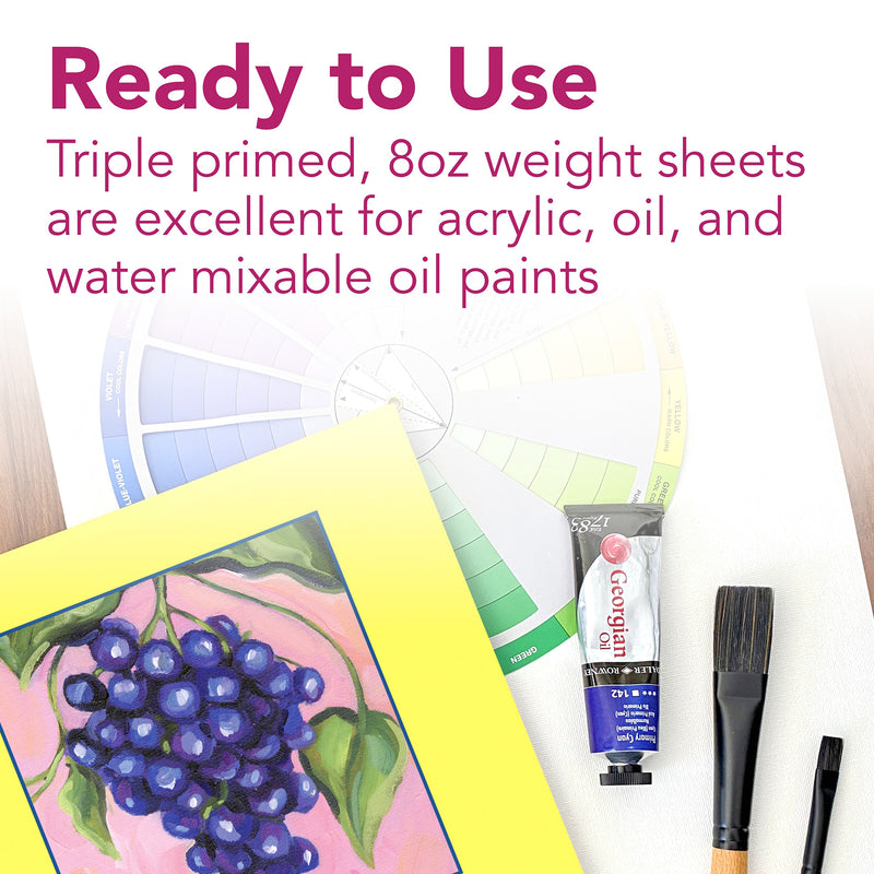 Canvas Pad Tape Bind 10shts 12x16in 300 Series