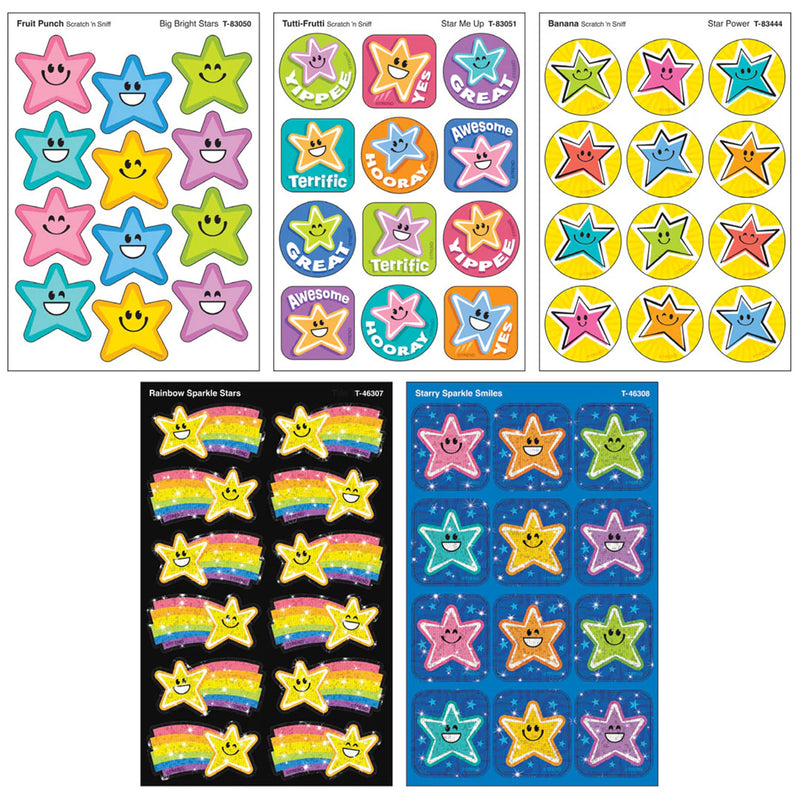 All Stars Mixed Stickers Variety Pack, Pack of 240