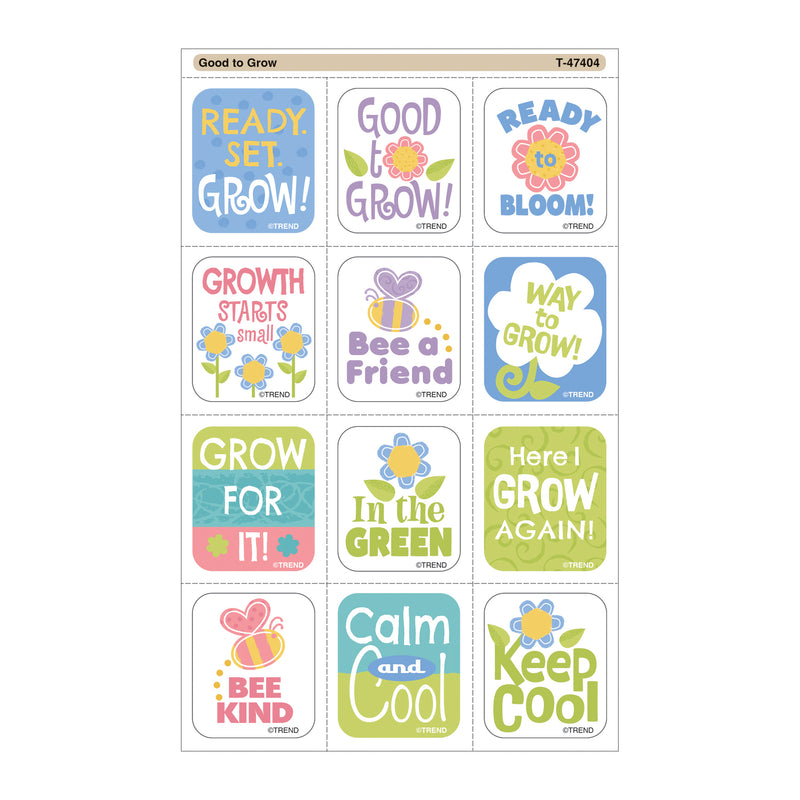 Good to Grow Tear & Share Stickers®, 60 Per Pack, 6 Packs