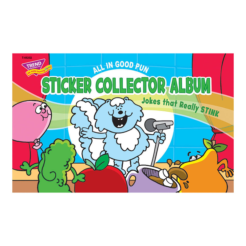 Sticker Collector Album All In Good Pun