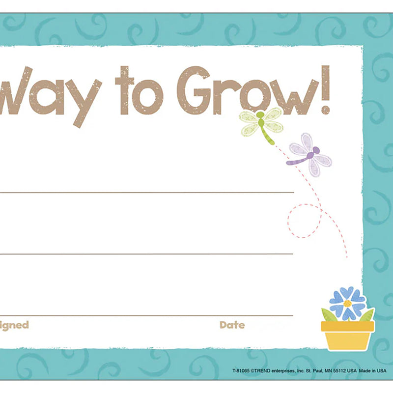 Way to Grow Good to Grow Recognition Award, 30 Per Pack, 3 Packs