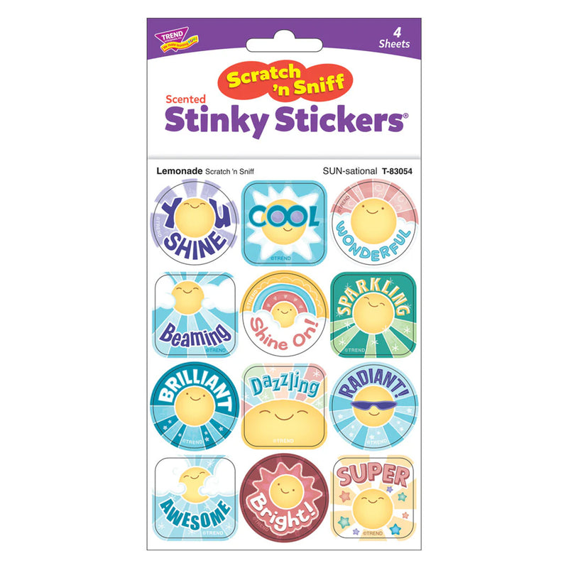 Stinky Stickers Sunsational Lemonad Scent