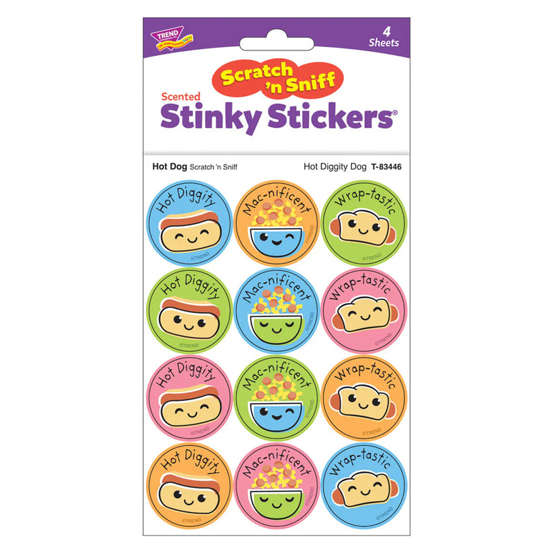 Stinky Stickers Hot Dog Scent Hot Diggity Dog