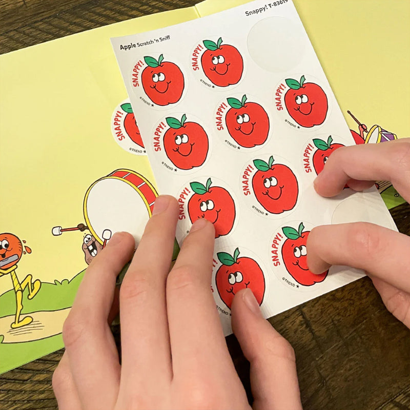 Stickers 24ct Snappy Apple Scent