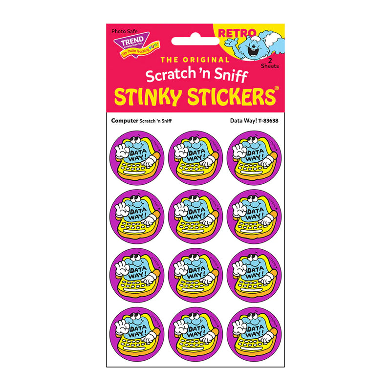 Stinky Stickers Computer Scent Data Way