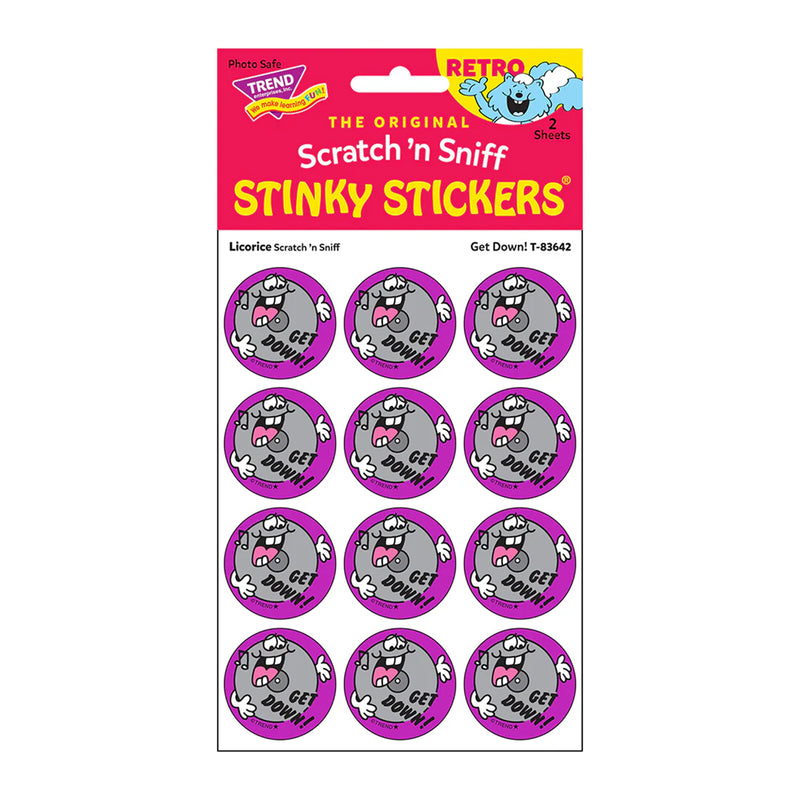Stinky Stickers Licorice Scent Get Down