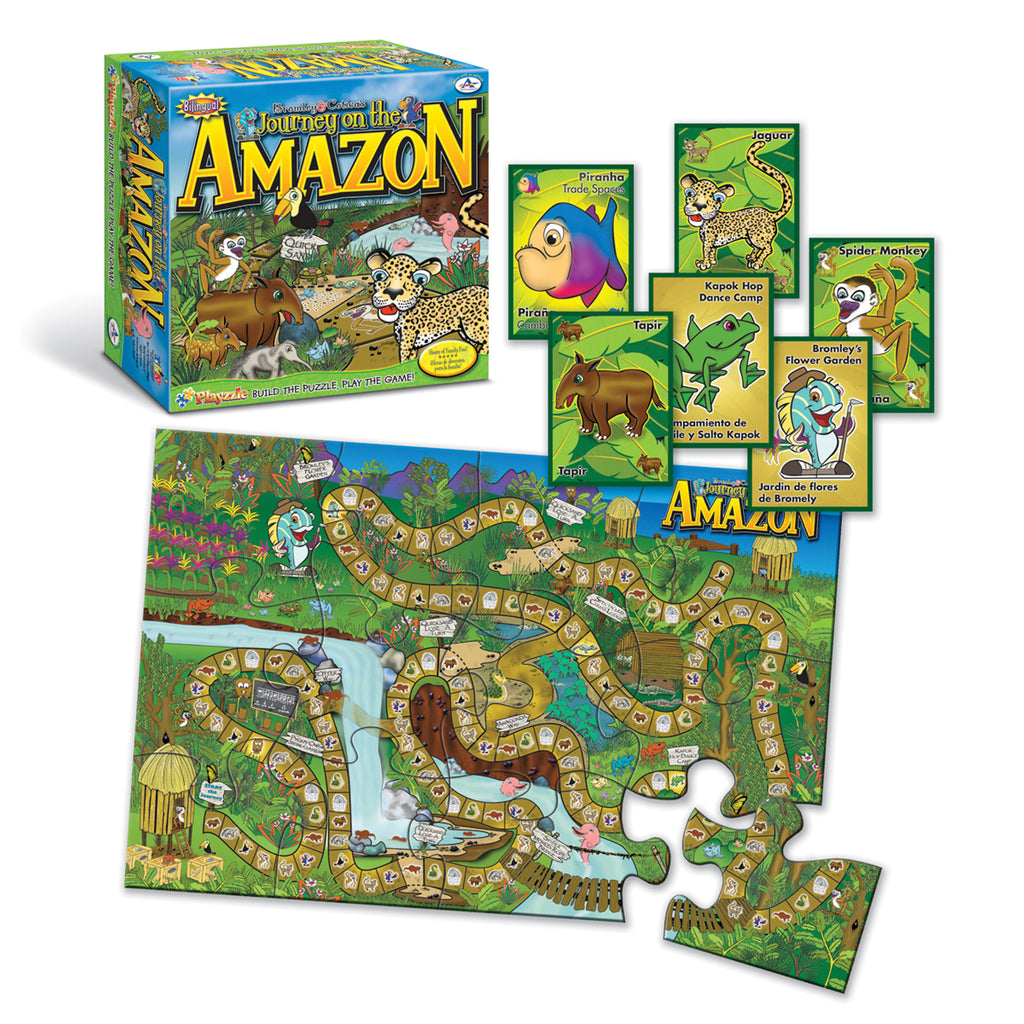 Journey on the Amazon Playzzle - Educational Board Game for Kids